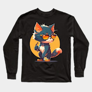 Cat Wonder Long Sleeve T-Shirt